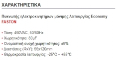 80μF / 450V 80μF / 450V